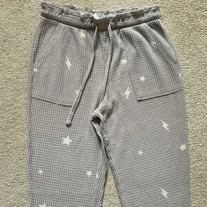 Cozie by pink rose, thermal tan lounge jogger pants